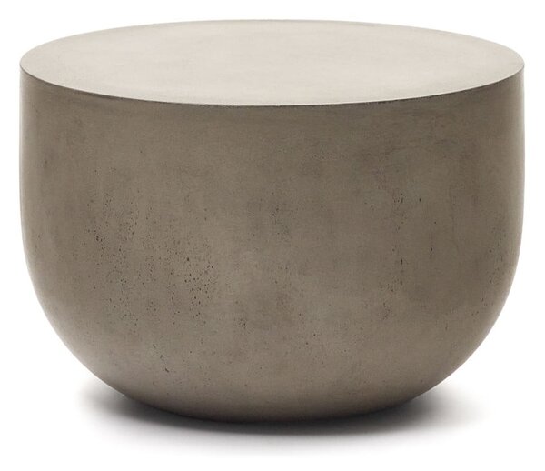 Betonový kulatý zahradní konferenční stolek ø 60 cm Garbet – Kave Home