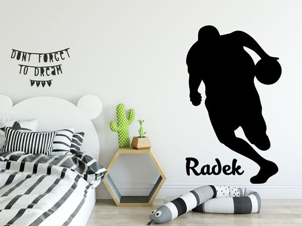 Samolepicí tapety - Basketbal - dekorace-steny.cz - 60 x 100 cm - 024