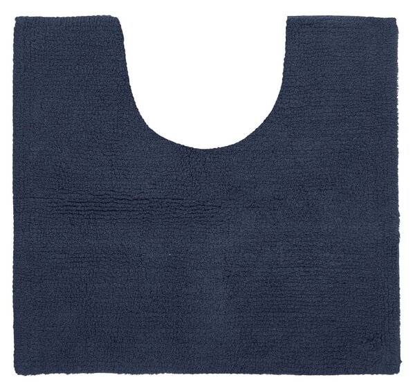 Tmavě modrá koupelnová předložka 50x45 cm Riva - Tiseco Home Studio