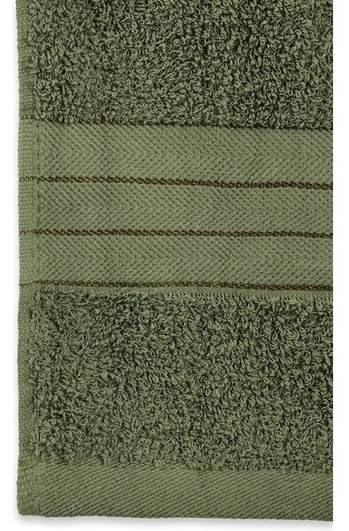 Tmavě zelené froté bavlněné osušky v sadě 2 ks 70x140 cm – Good Morning