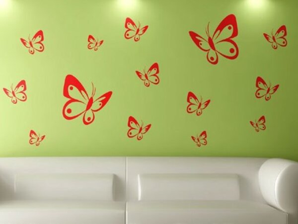 Dekorace-steny.cz - Dekorace na zeď - Motýl - 192