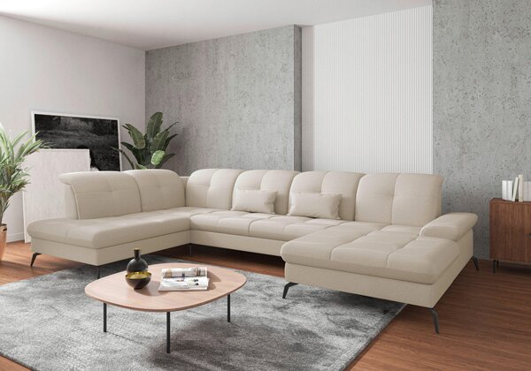 SEDACÍ SOUPRAVA, textil, krémová Sit & More - Sedací soupravy, Online Only