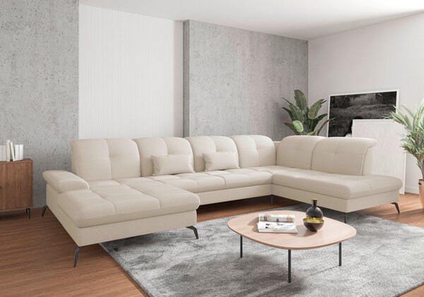 SEDACÍ SOUPRAVA, textil, krémová Sit & More - Sedací soupravy, Online Only