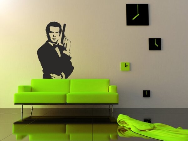 Samolepky na stěny - James Bond - dekorace-steny.cz - 40 x 60 cm - 286