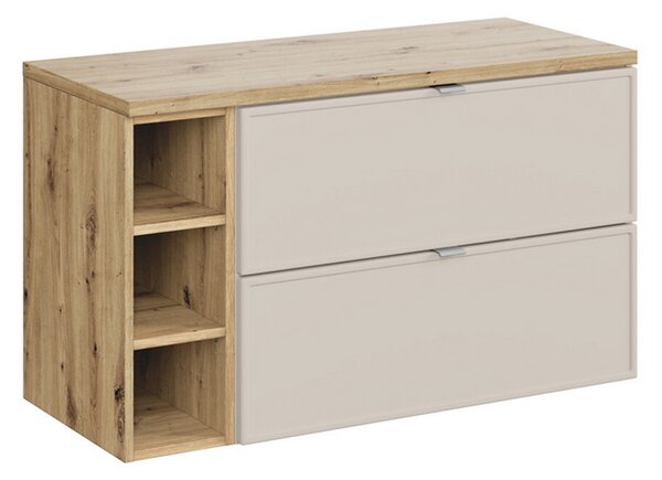 Koupelnová skříňka BELLA CASHMERE 100cm + deska + regál
