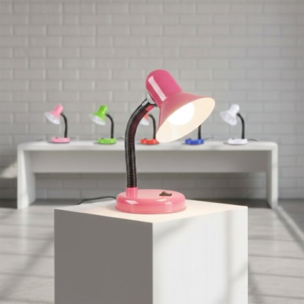 Stolní lampa MENTOR 1xE27/15W/230V růžová