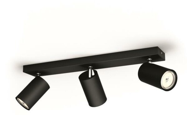 Bodové svítidlo Philips Kosipo 50593/30/PN černé 3x max.10W