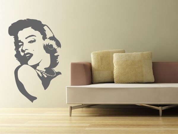 Samolepka na zeď - Marilyn Monroe - dekorace-steny.cz - 40 x 70 cm - 386