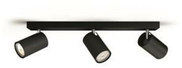Bodové svítidlo Philips Kosipo 50593/30/PN černé 3x max.10W