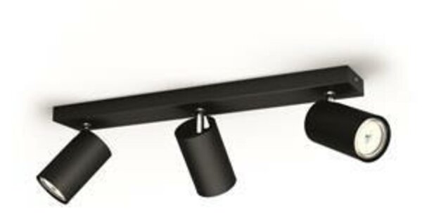 Bodové svítidlo Philips Kosipo 50593/30/PN černé 3x max.10W