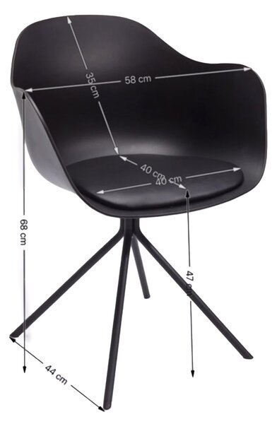 Kare designové židle Bel Air Swivel