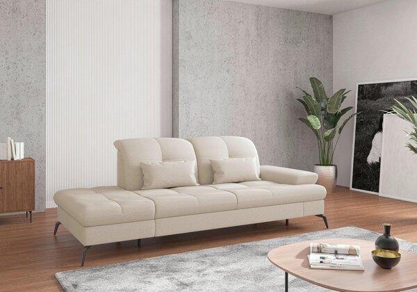 LENOŠKA, textil, krémová Sit & More - Online Only sedačky, Online Only