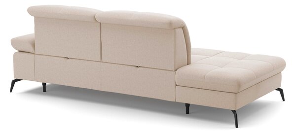 LENOŠKA, textil, krémová Sit & More - Online Only sedačky, Online Only