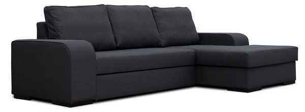 Rohová sedací souprava Fonda (hnědá) (L). Akce -20%