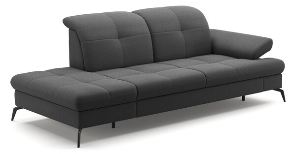 LENOŠKA, textil, tmavě šedá Sit & More - Online Only sedačky, Online Only