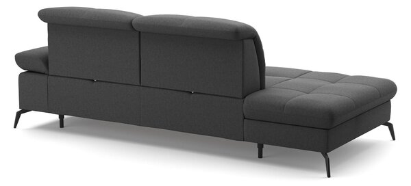LENOŠKA, textil, tmavě šedá Sit & More - Online Only sedačky, Online Only