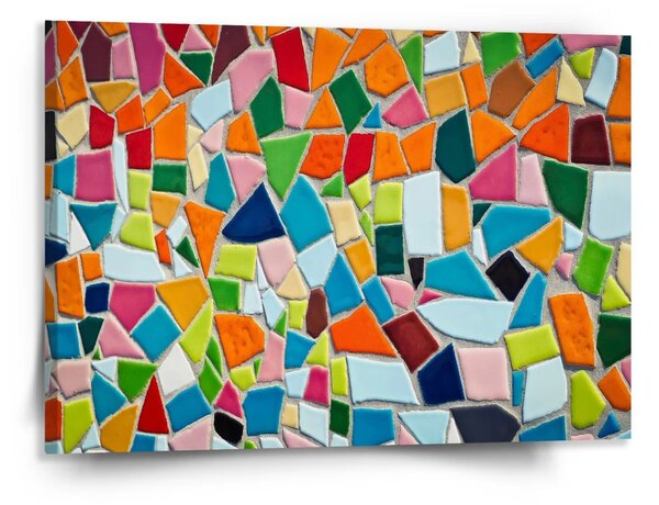 Sablio Obraz Barevná mozaika - 150x110 cm