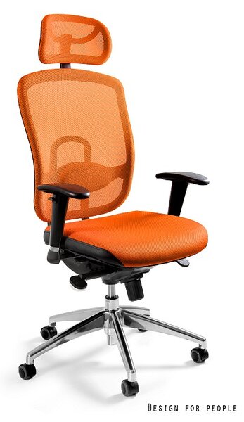 Kvalitní kancelářská židle Unity175, oranžová