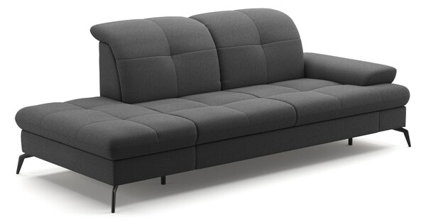LENOŠKA, textil, tmavě šedá Sit & More - Online Only sedačky, Online Only