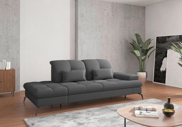 LENOŠKA, textil, tmavě šedá Sit & More - Online Only sedačky, Online Only