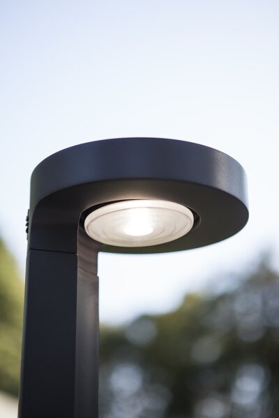 Lutec 6906703335 LED venkovní stojací solární lampa Diso 1x2W | 200lm | 4000K | IP44 - s nastavitelnou hlavou
