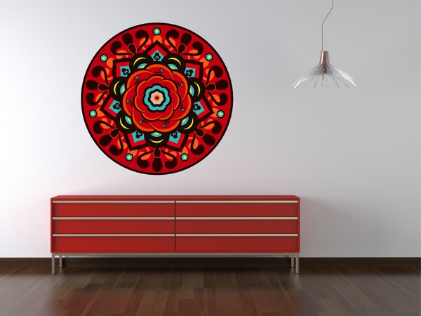 Samolepicí dekorace - Mandala - dekorace-steny.cz - 40 x 40 cm - 622
