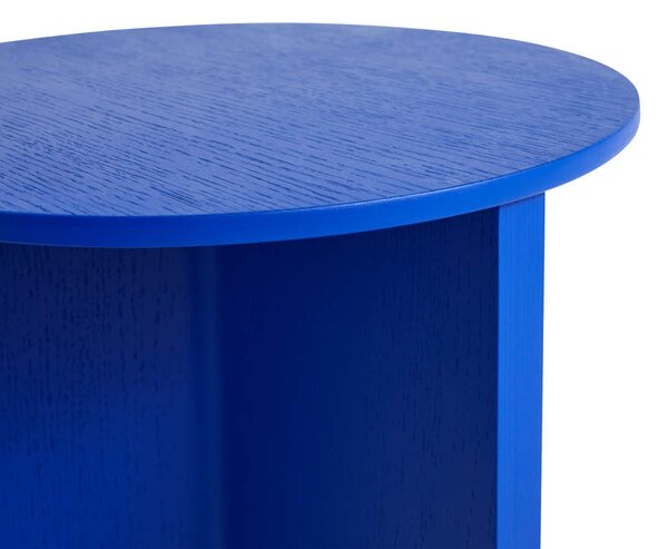 HAY Stolek Slit Wood high, vivid blue