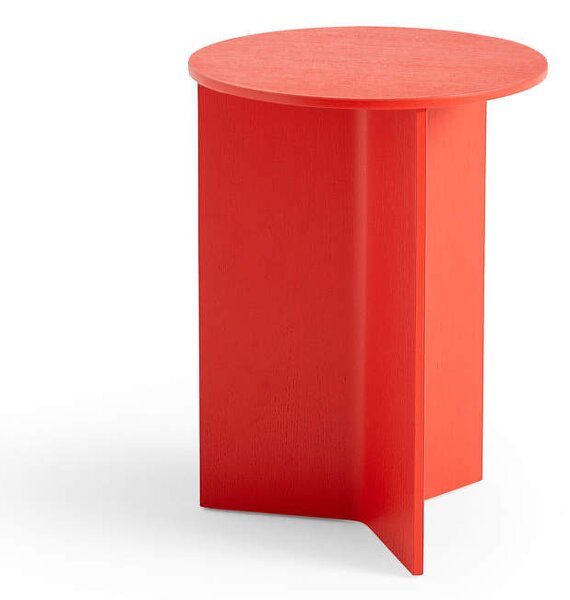 HAY Stolek Slit Wood high, candyred