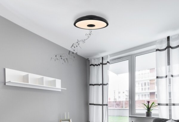 Globo - LED RGB Koupelnové svítidlo s reproduktorem RAFFY LED/18W/230V IP44 + DO