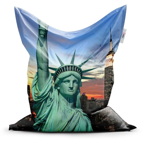 Sablio Sedací vak Classic Socha Svobody - 150x100 cm