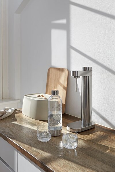 Výrobník perlivé vody s lahví Brus Stelton Steel