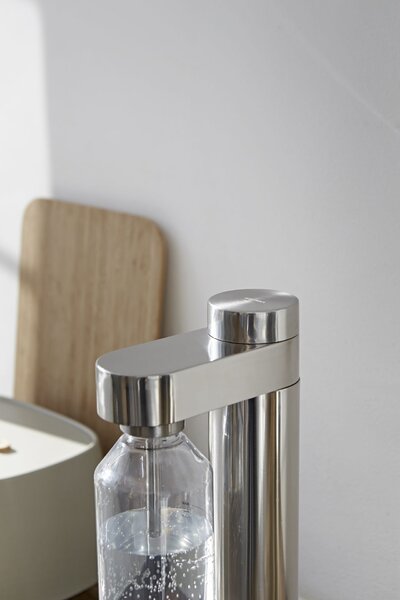 Výrobník perlivé vody s lahví Brus Stelton Steel