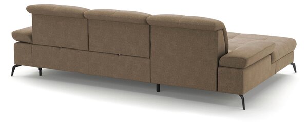 ROHOVÁ SEDAČKA, textil, světle hnědá Sit & More - Sedací soupravy, Online Only