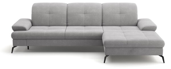 ROHOVÁ SEDAČKA, textil, světle šedá Sit & More - Sedací soupravy, Online Only