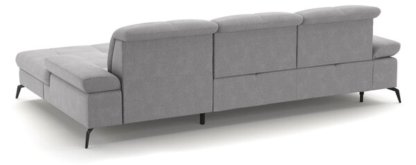 ROHOVÁ SEDAČKA, textil, světle šedá Sit & More - Sedací soupravy, Online Only