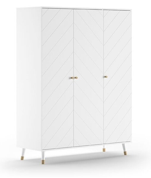 Bílá dětská šatní skříň 150x200 cm BILLY – Vipack