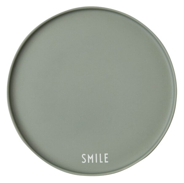 Porcelánový talíř Green Smile 21,3 cm