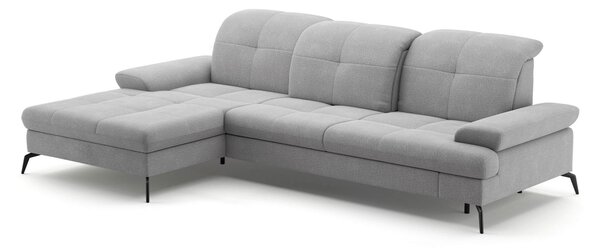ROHOVÁ SEDAČKA, textil, světle šedá Sit & More - Sedací soupravy, Online Only