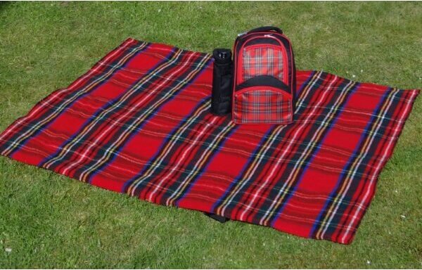 Pikniková vlněná deka Eventer Royal Stewart 170 x 137 cm Tweedmill