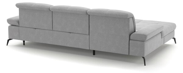 ROHOVÁ SEDAČKA, textil, světle šedá Sit & More - Sedací soupravy, Online Only