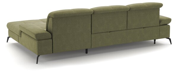 ROHOVÁ SEDAČKA, textil, světle zelená Sit & More - Sedací soupravy, Online Only