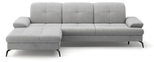 ROHOVÁ SEDAČKA, textil, světle šedá Sit & More - Sedací soupravy, Online Only