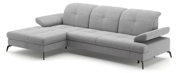 ROHOVÁ SEDAČKA, textil, světle šedá Sit & More - Sedací soupravy, Online Only