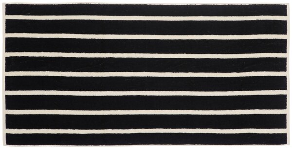 OSUŠKA DO SPRCHY, 70/140 cm, černá, ecru Dieter Knoll - Osušky