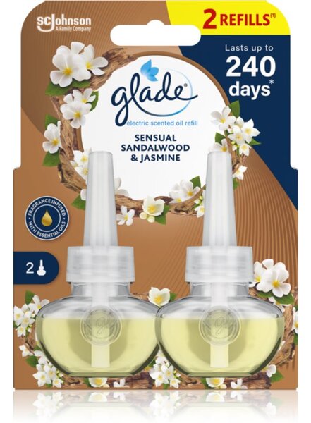 GLADE Sensual Sandalwood & Jasmine náplň do elektrického difuzéru duo 2x20 ml