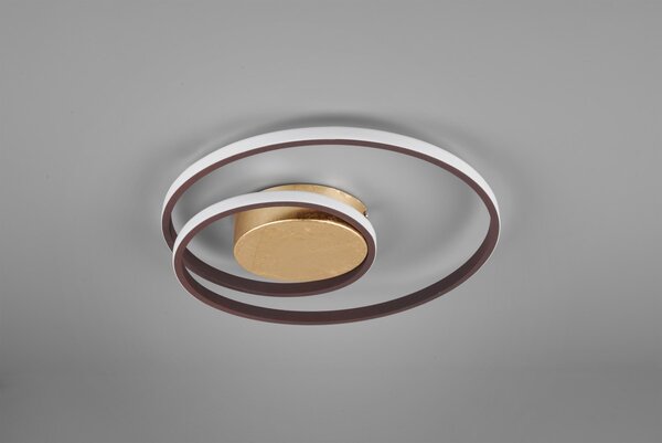 Trio R62911124 LED přisazené stropní či nástěnné svítidlo Zibal 1x22W | 2200lm | 3000K - stmívatelné, rez