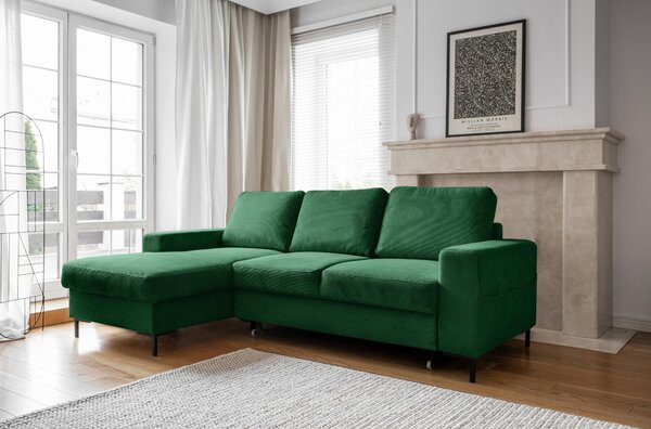 ROHOVÁ SEDAČKA, textil, smaragdově zelená MID.YOU - Sedací soupravy, Online Only