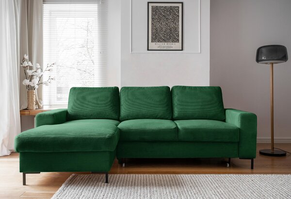 ROHOVÁ SEDAČKA, textil, smaragdově zelená MID.YOU - Sedací soupravy, Online Only