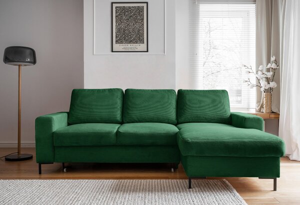 ROHOVÁ SEDAČKA, textil, smaragdově zelená MID.YOU - Sedací soupravy, Online Only