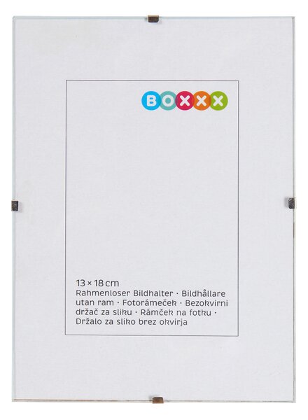 KLIPOVÝ RÁMEČEK, 1 foto 13 cm x 18 cm Boxxx - Fotorámečky & obrazové rámy